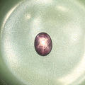 35.4ct斯里兰卡天然紫色星光蓝宝石