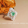 GIA 2.23CT Fancy Light Yellow-Green VS...