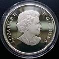 2012年加拿大生肖龍精鑄1盎司銀幣(連証盒)