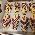 紫薯奶酥辫子面包