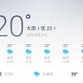 大雨天，去上班……