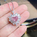 现货1.57ct fancy purplish pink…心形粉钻
1克拉以...