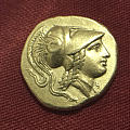 新入藏的两枚古希腊钱币。
