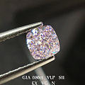 80分高性价粉钻
GIA 0.80Ct    VLP    Si1   EX...