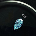 新货. 精品蓝钻. fancy Blue . ｜0.79ct -F. blu...