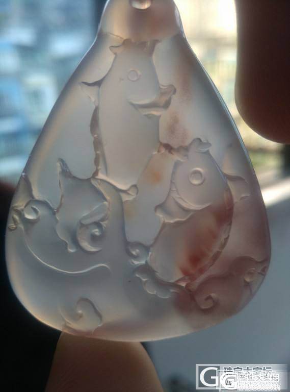 刚刚抛光好的几个小南红_挂件南红