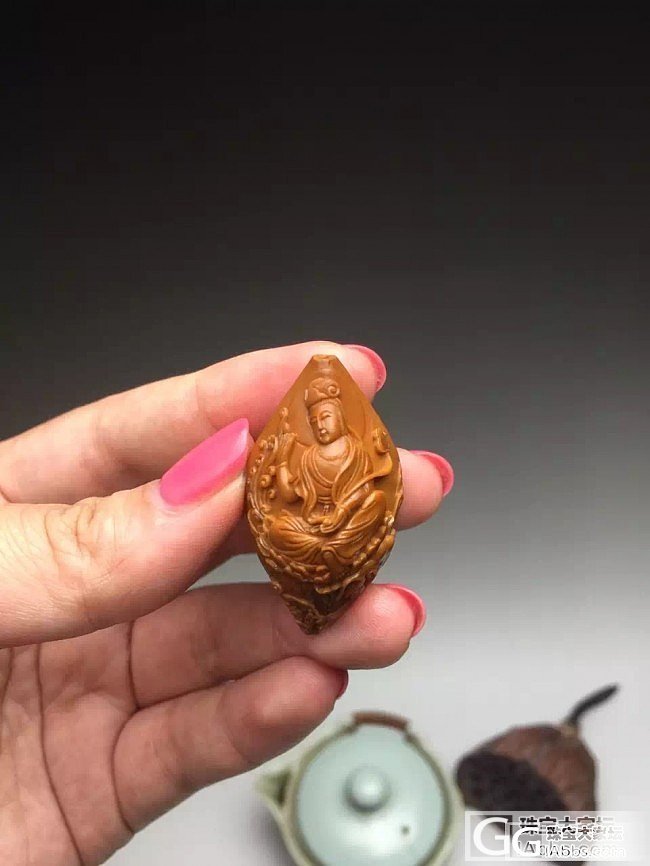 新请的大核文殊和普贤。_核桃