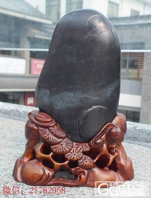 【玉珑轩】和田玉青花籽料310克小摆件,特价出售_传统玉石