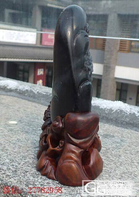 【玉珑轩】和田玉青花籽料310克小摆件,特价出售_传统玉石
