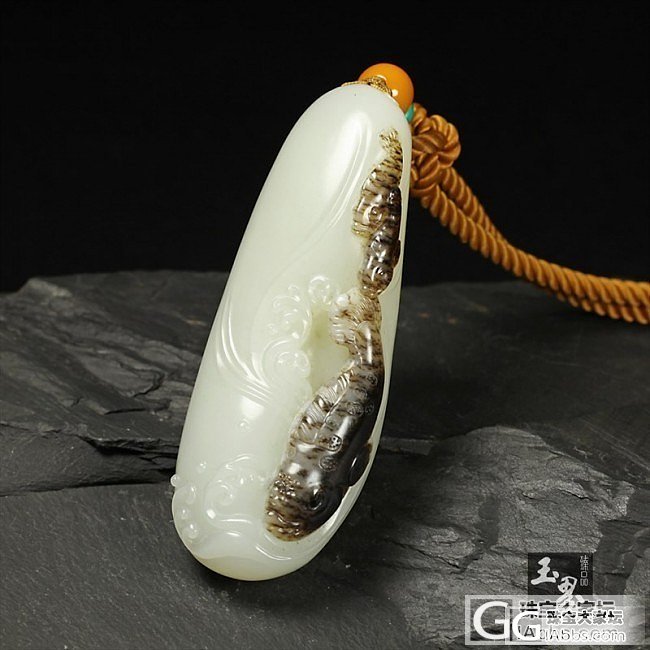 玉雕中的鱼_和田玉
