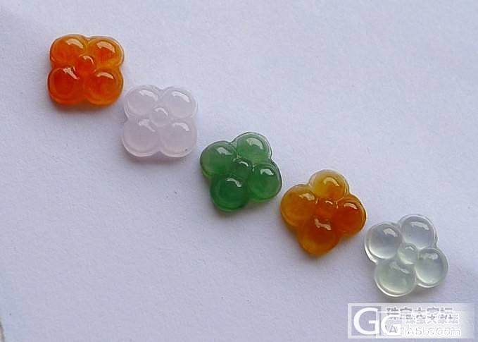 【雅美玉翡翠】A货翡翠好种五色金花 送证书支持复检_珠宝