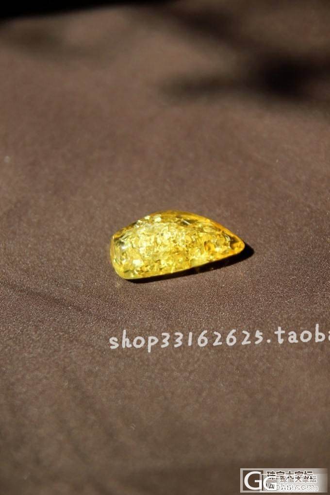 波兰正品天然琥珀蜜蜡 925银裸石吊坠挂件_文玩