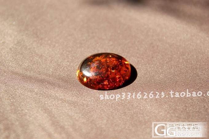 波兰正品天然琥珀蜜蜡 925银裸石吊坠挂件_文玩