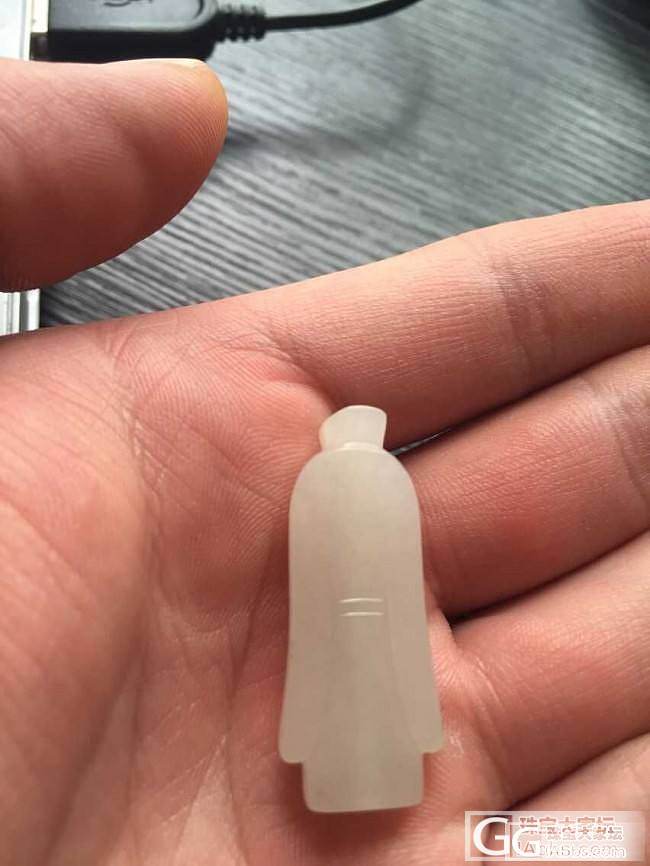 和田玉籽料翁仲_传统玉石