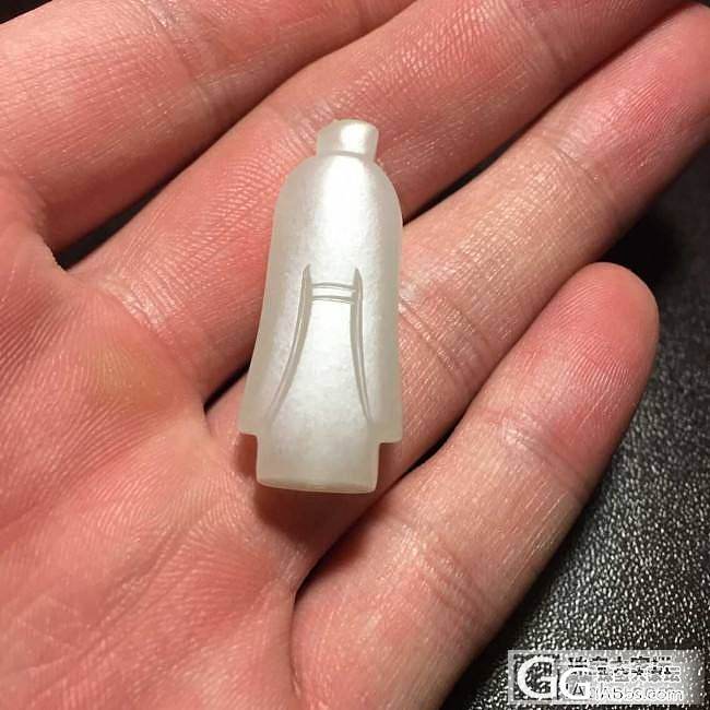 和田玉籽料翁仲_传统玉石