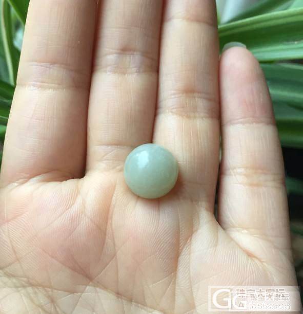 青白籽料圆珠925银锁骨链,60-70元_传统玉石