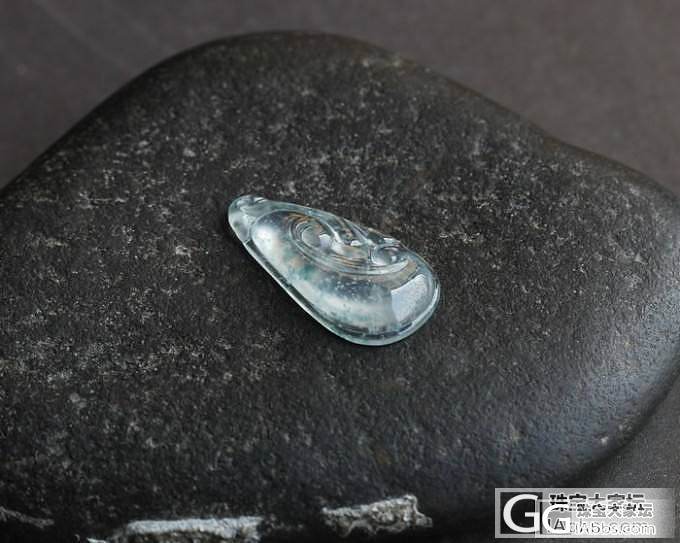 【史书翡翠】晶莹剔透的如意吊坠,仙范十足_翡翠