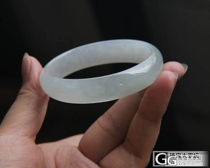 【史书翡翠】低调的优雅 通透水灵的镯子 冰清玉洁_翡翠