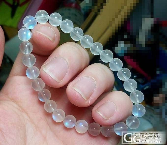 到期重发!自刀!天然强光月光石手链、橙红色净体石榴石手链_宝石