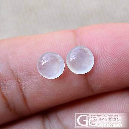 一对月牙福瓜、蛋面一对_翡翠