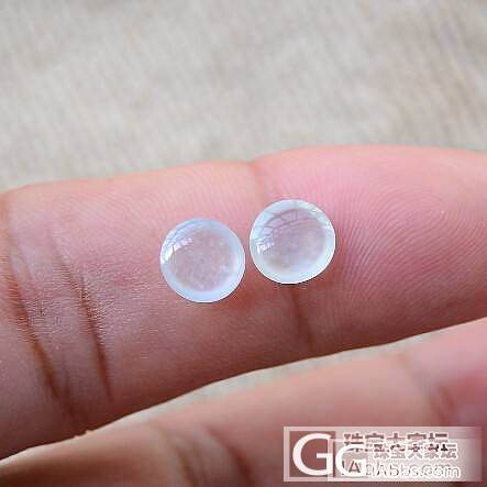 一对月牙福瓜、蛋面一对_翡翠