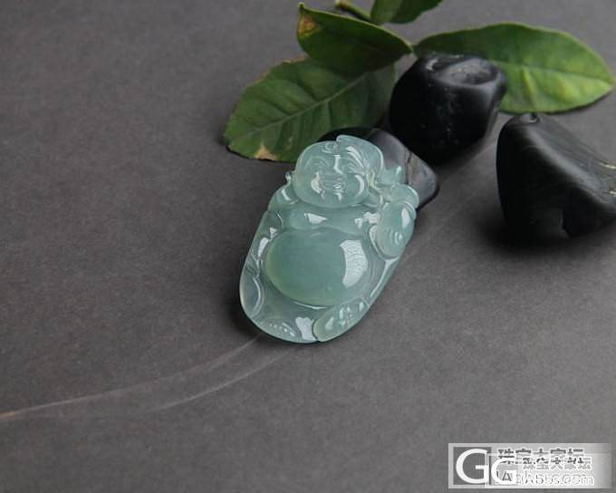 【史书翡翠】憨态可掬的佛公吊坠,求围观,求关注_翡翠