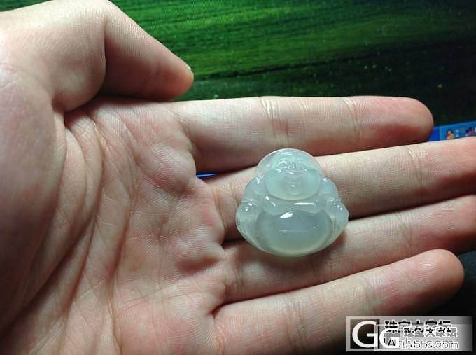 冰种起莹坐佛 揭阳工水润观音 带证书_翡翠