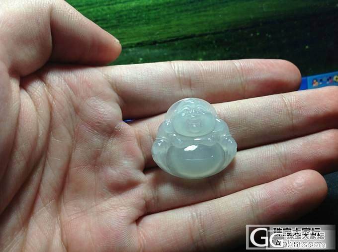 冰种起莹坐佛 揭阳工水润观音 带证书_翡翠