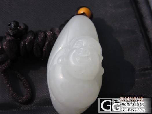 【杰玉居】 新疆和田玉 籽料原籽细白笑佛_传统玉石