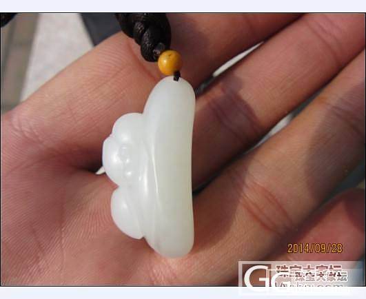 【杰玉居】 新疆和田玉 籽料原籽细白笑佛_传统玉石