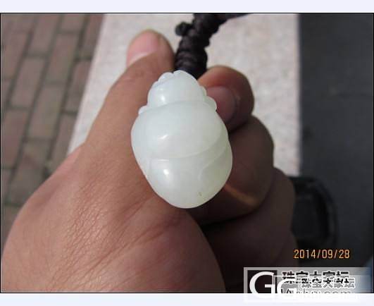 【杰玉居】 新疆和田玉 籽料原籽细白笑佛_传统玉石