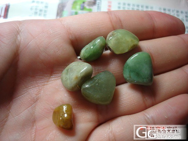 和田玉籽料通货 85g 40颗 300元包邮_传统玉石