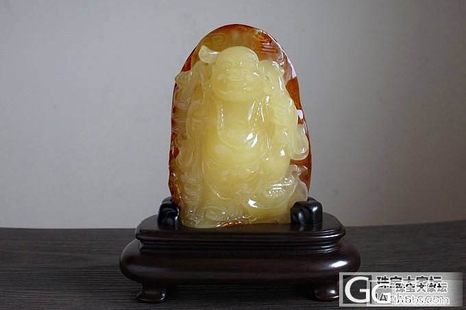 天然波罗的海琥珀 极品收藏级 大雕件 大摆件 1404 佛 141.51g_有机宝石
