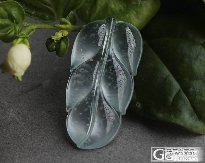 【史书翡翠】饱满木那矿玻璃叶子吊坠,当时我就惊呆了_翡翠