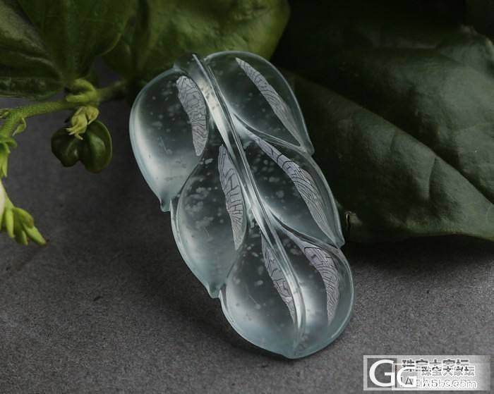 【史书翡翠】饱满木那矿玻璃叶子吊坠,当时我就惊呆了_翡翠