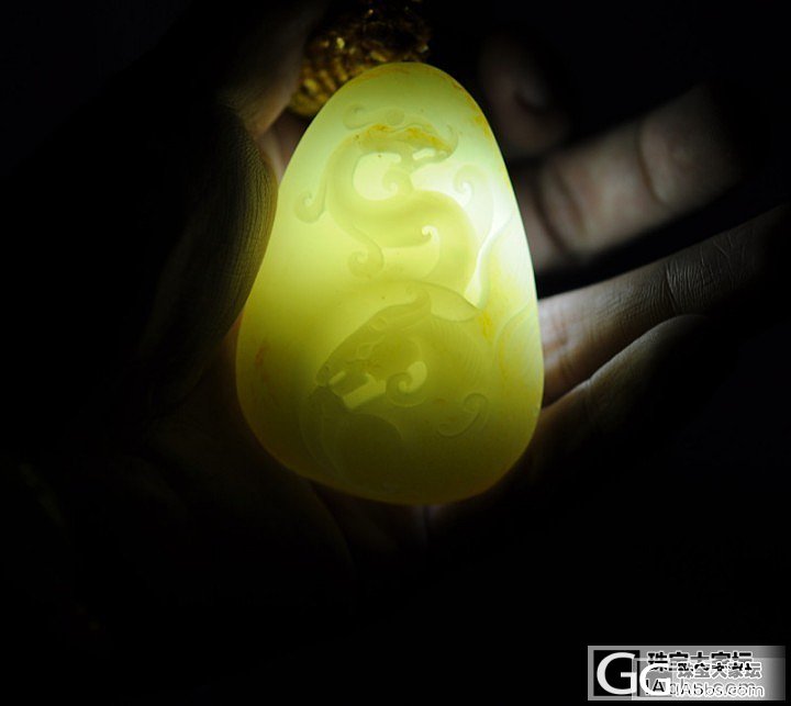 和田玉籽料把件之龙马精神_传统玉石