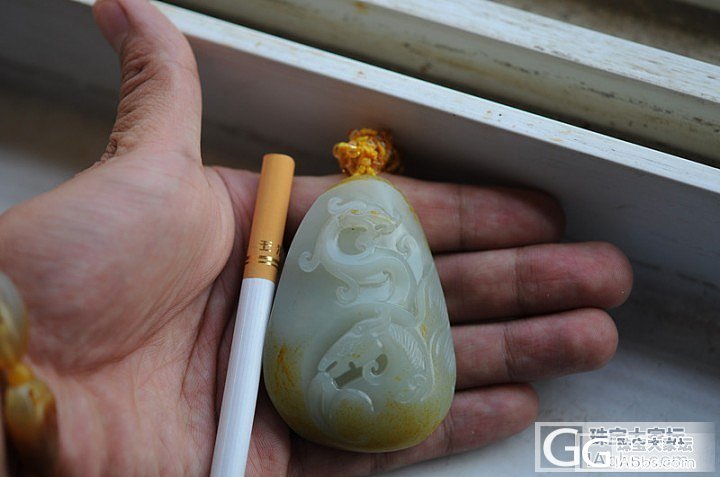和田玉籽料把件之龙马精神_传统玉石
