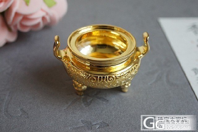 金麒麟 香炉 纯银炉-高端香道套装-精致的艺术品-工厂尾单 镀金款_银