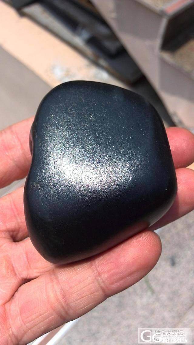 天然黑羊脂完美纯正墨玉把件籽_把玩件墨玉