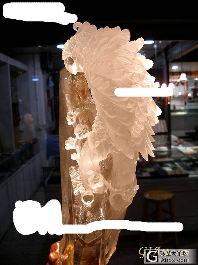 极品水晶雕刻手法 成品展示（福建师傅雕刻工艺）_摆件水晶