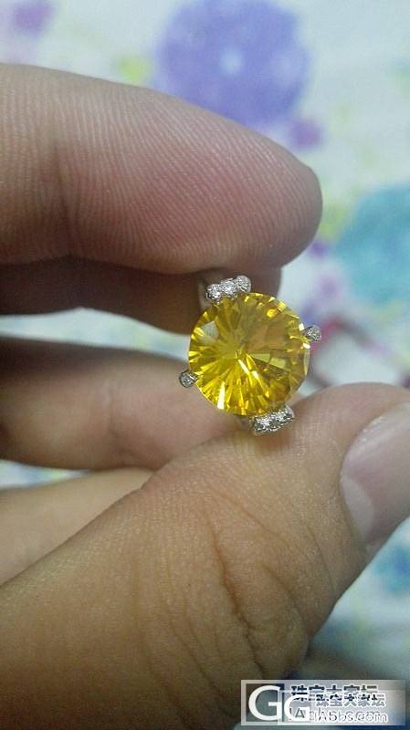 一些黄水晶刻面_黄水晶