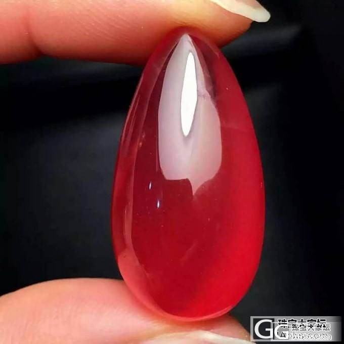 老料红纹石真是难得一见！_蛋面红纹石