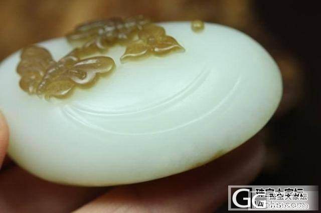 一级糖白玉比翼双飞挂件_白玉