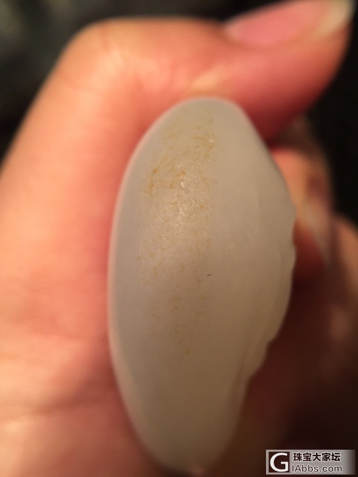 展会收的大貔貅和观音，确实是仿籽 ，对不住大家了_和田玉