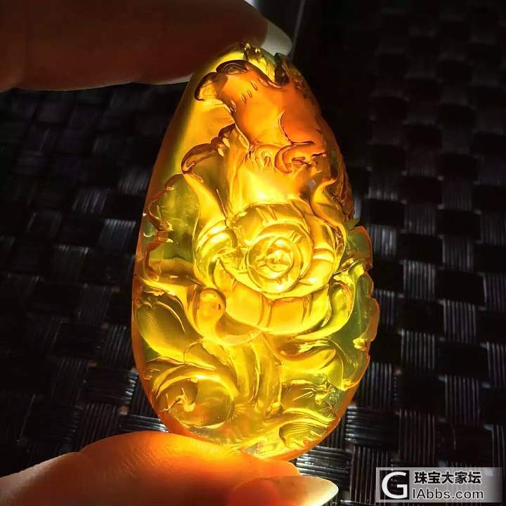 金琮料子缅甸琥珀_琥珀