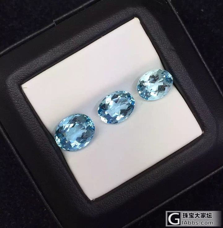 美美哒海蓝宝.._刻面宝石海蓝宝