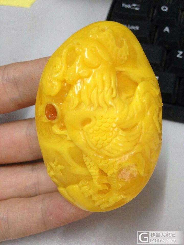 玲珑福蜜蜡加工过程，大家快来看哦_雕刻蜜蜡