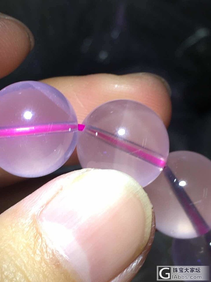 入手星光_粉晶珠串