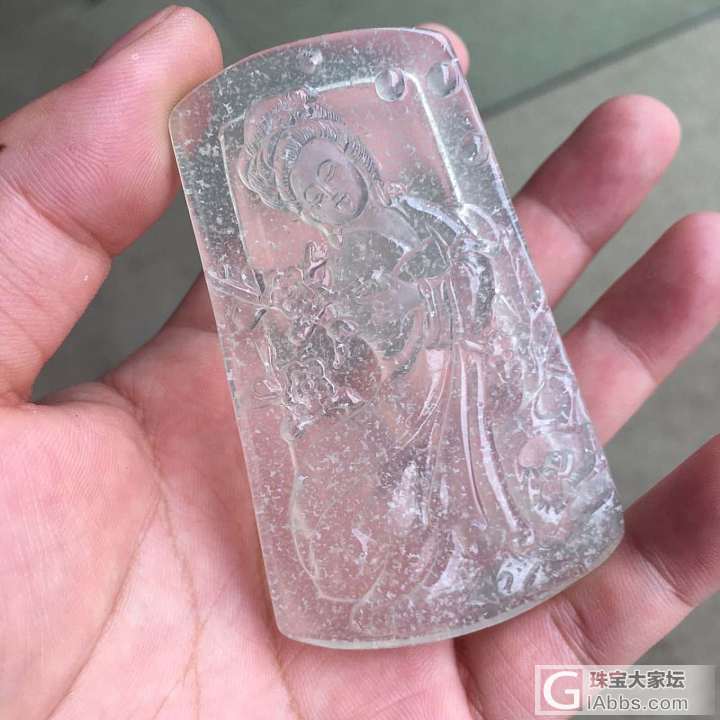 冰飘美女，工美，料美，人更美_牌子玉髓