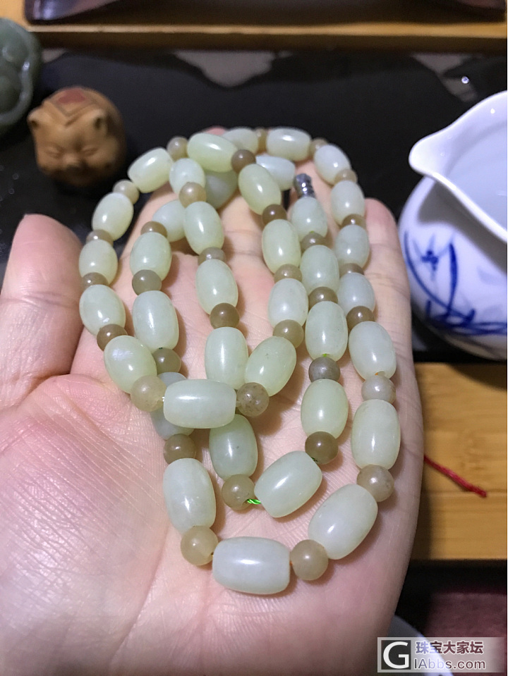 河磨老玉 求鉴定_岫岩玉珠串